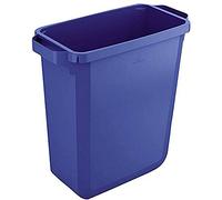 Durable 1800496040 Poubelle Durabin 60 litres, alimentaire, avec poignées, bleue