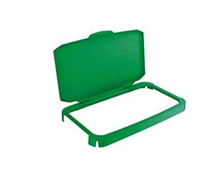 Durable 1800500020 Lot de 1 couvercle fixe pour conteneur Durabin 60 Vert
