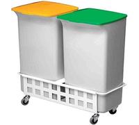Durable 1801622010 Chariot duo pour Durabin Square 40