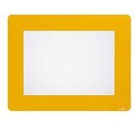 Durable 180804 Fenêtre de Marquage Au Sol A4, Auto-Adhésive Et Amovible, 10 Pièces, Jaune