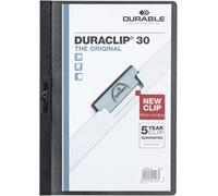 DURABLE Protège-documents Duraclip 30 PVC Noir