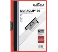Durable 220003 DURACLIP® 30 Chemise à clip A4 Rouge