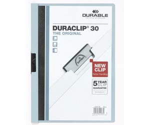 DURABLE 220006 Klemmappe DURACLIP 3mm h.blau