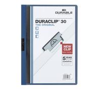 Durable Protège-documents Duraclip 30 PVC transparent bleu