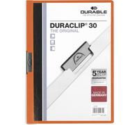 DURABLE 220009 25er Klemmappe DURACLIP 3mm orange