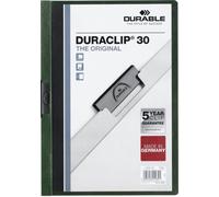 DURABLE 220032 Klemmappe DURACLIP 3mm D-gruen