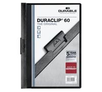 DURABLE 220901 25er Klemmappe DURACLIP 6mm schw.