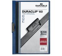 DURABLE 220907 Klemmappe DURACLIP 6mm d-blau