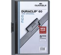 DURABLE 220957 DURABLE Klemmhefter DURACLIP anthrazit, 25 St.