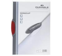 Chemise à clip SWINGCLIP, format A4, clip rouge