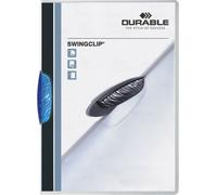 DURABLE 226006 Swingclip blau Transl. 25st.