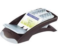 Durable 241301 Fichier pour Classement de 200 Cartes de Visite Plastique Noir