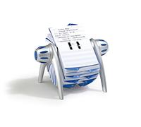 DURABLE Fichier rotatif TELINDEX® FLIP VEGAS, Argent, 241623