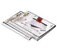 Durable 243101 Protège-document DURALOOK® PLUS 10 Pochettes/20 Vues avec Couverture Personnalisable Coloris Noir