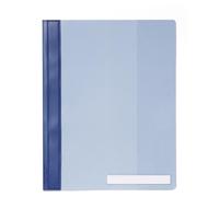 Durable 2510-06 Protège Documents Pvc Bleu Et Transparent
