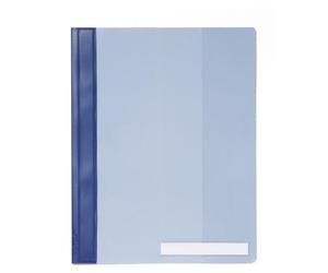 Durable 2510-06 Protège Documents Pvc Bleu Et Transparent