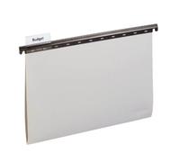 Durable 256310 Dossier Suspendu pour Document Format A4 - Fond en V - avec Cavaliers d'Indexation - Coloris Gris Boîte de 25