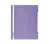 Durable 257033 Chemise à Lamelles Format A4 avec Couverture Transparente Dos Violet/Lilas 50 pièces