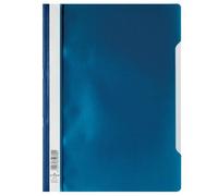 DURABLE Protège-documents 257307 A4 PP couverture transparente bleu foncé Pack 50