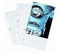 DURABLE Pochettes pour brochure A5 265119 – PP transparentes, perforées – sachet de 25