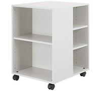 Durable 311310 Chariot multifonctionnel 74/59, ouvert sur 3 côtés avec 6 étagères (528 x 748 x 592 mm), gris