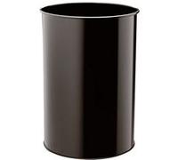 DURABLE 330301 - Poubelle, 30 l, métal, ronde, noire