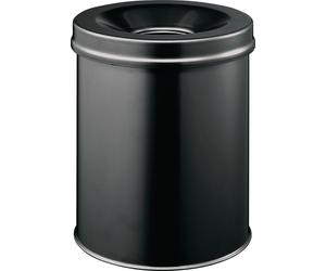 Durable 3305 01 Corbeille à papier Safe ronde 15 litres, noir