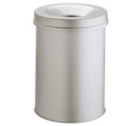 Durable 3305 10 Corbeille à papier Safe ronde 15 litres, grise