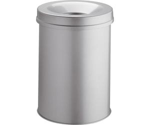 Durable 3305 10 Corbeille à papier Safe ronde 15 litres, grise