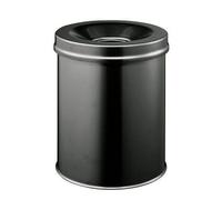 DURABLE 3305-01 - Corbeille à papier Safe, 15 l, noire