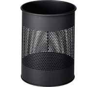 DURABLE 331058 - Poubelle, 15 l, ronde, métal, anthracite