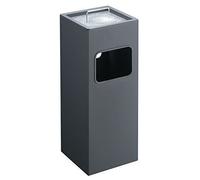 Durable 333158 Cendrier Sur Pied Carrée En Métal Avec Sable Anthracite