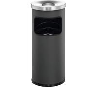 Poubelle professionnelle pour accueil hôtel gare 17 litres - Gris