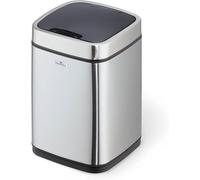 Durable 342023 Poubelle automatique NO TOUCH, avec bac intérieur, 6 litres, argent
