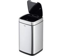 DURABLE Poubelle automatique No Touch 342123 – 12 L – Acier inoxydable argent