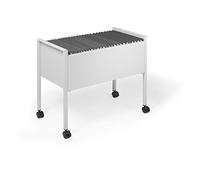 Chariot pour dossiers suspendus 'Economy 80', gris