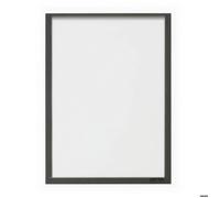 DURABLE Cadre d'affichage A4 magnétique 400757 – repositionnable, gris anthracite – lot de 5