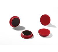 Durable 475503 Aimant Rond 37 mm - Force 3000 - Rouge Lot de 20 Magnets