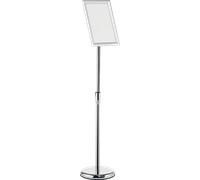 DURABLE Présentoir sur pied 479823 – Cadre alu rabattable A4 argent 1 pièce