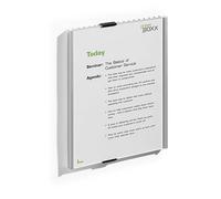 Durable 480623 Plaque de porte A4 (Info Sign, 210 x 297 mm) argent métallique