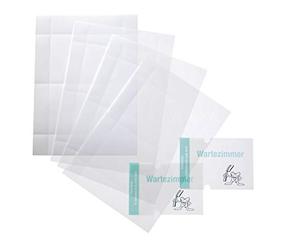 Durable 483219 Planche d'Insertion A4 pour Plaque de Porte Crystal Sign 148 x 148 mm