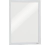 Durable duraframe support mural cadre daffichage adhésif a3 argent métallisé lot de 2 487202 G