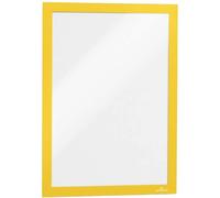 Durable 487204 DURAFRAME® Info-Rahmen Cadre dinformation autocollant DIN A4 jaune (l x H) 236 mm x 323 mm 2 pc(s)