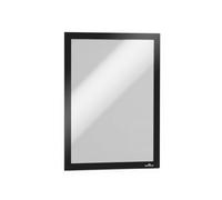 DURABLE Pochette cadre d'affichage Duraframe 489901 A4 Noir dos adhésif Sachet de 1