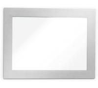 Durable 494823 Info Frame Duraframe Magnetic (A6, cadre magnétique pour surfaces métalliques) 5 pièces - Argent