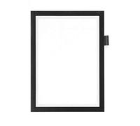 Durable 499301 Info frame Duraframe Note (A4, avec fermeture magnétique et porte-stylo) 1 pièce, noir