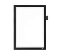 DURABLE Cadre d'affichage magnétique DURAFRAME NOTE A4 - autocollant, porte-stylo, noir