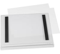 Durable 505819 Lot de 5 pochettes étanches pour documents A5 magnétiques