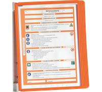 Durable Support mural 5 tableaux de présentation orange avec cadre profilé DURABLE Quantité:1