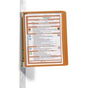 Durable 591409 Panneau transparent orange (l x H x P) 325 x 360 x 260 mm DIN A4
